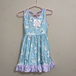 NWT Cheeky Plum Easter Bunny Dress